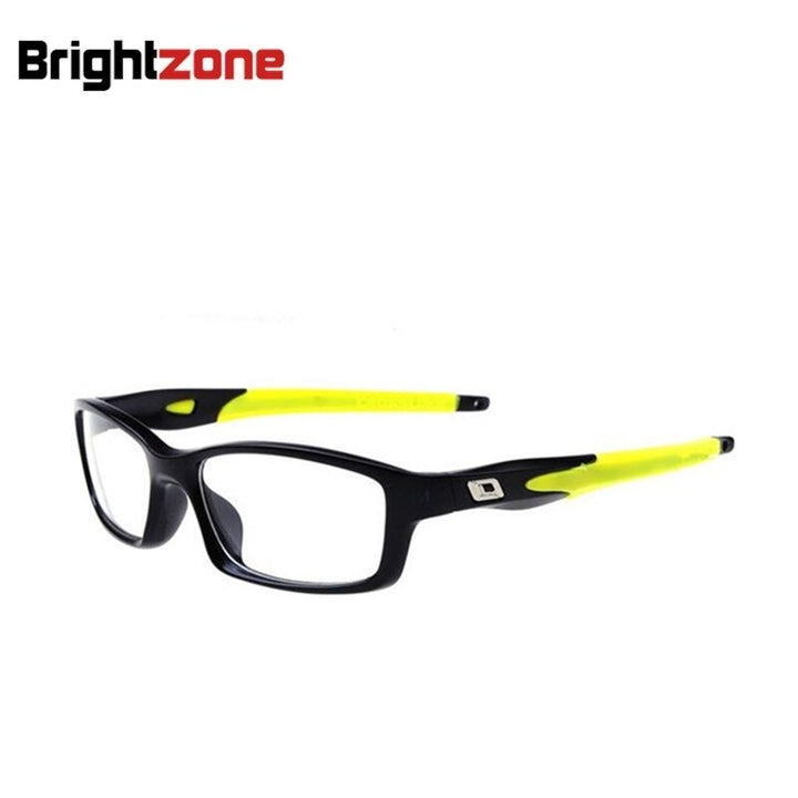 Brightzone Unisex Eyeglasses Acetate Full Rim Rectangle 1066 Full Rim Brightzone