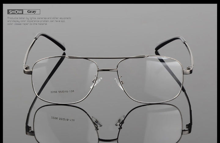 Hotochki Unisex Full Rim Round Box Alloy Frame Eyeglasses 2256 Full Rim Hotochki
