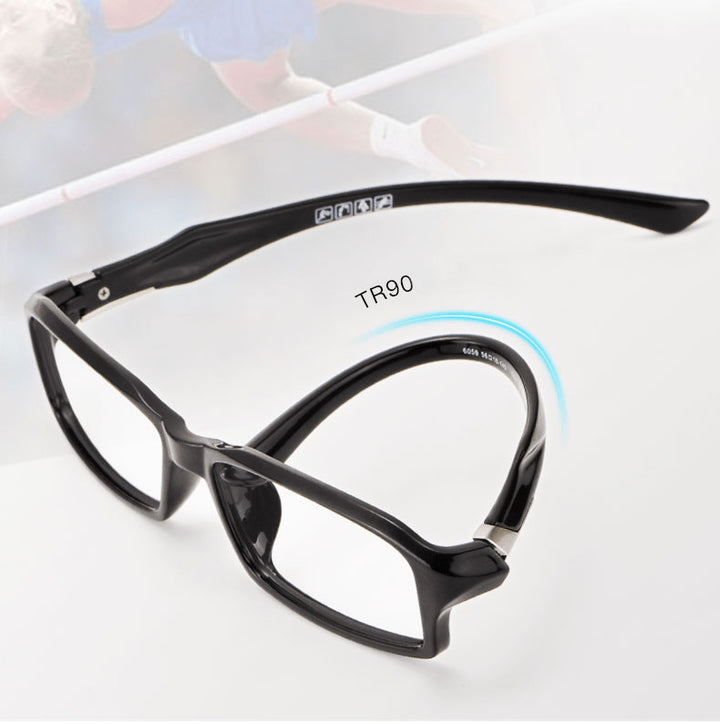 Reven Jate Unisex Full Rim Square Acetate Eyeglasses R6059 Full Rim Reven Jate