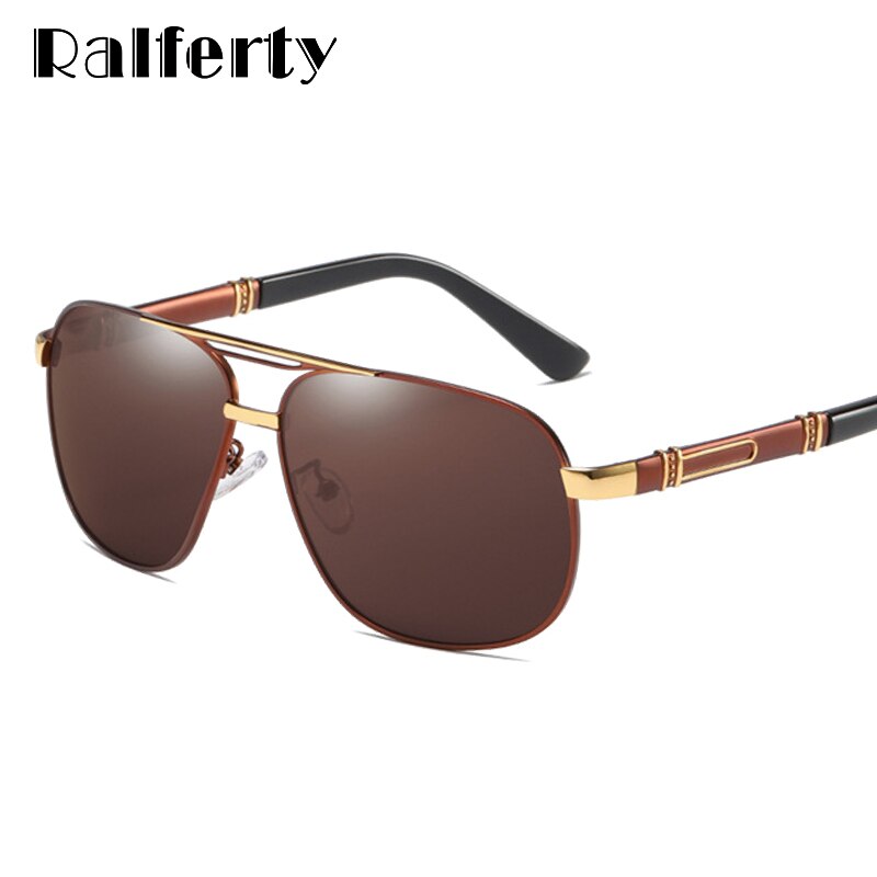 Ralferty Men's Sunglasses Polarized Tac Square D0960 Sunglasses Ralferty