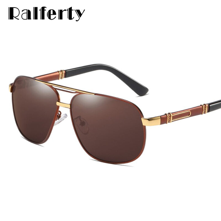 Ralferty Men's Sunglasses Polarized Tac Square D0960 Sunglasses Ralferty