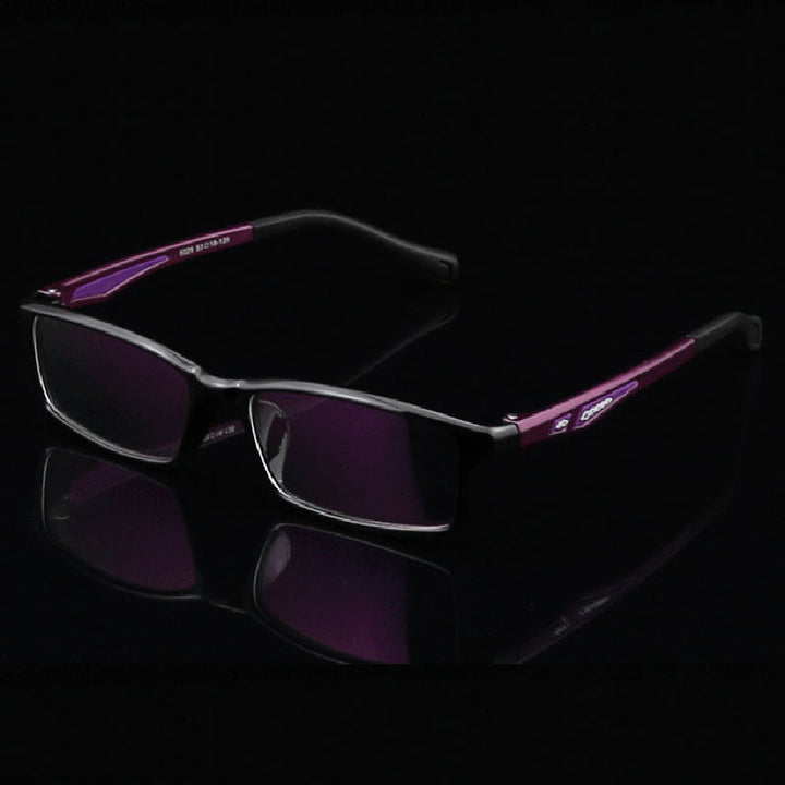 Hotochki Men's Full Rim Rectangular TR-90 Resin Sport Frame Eyeglasses 5025 Full Rim Hotochki