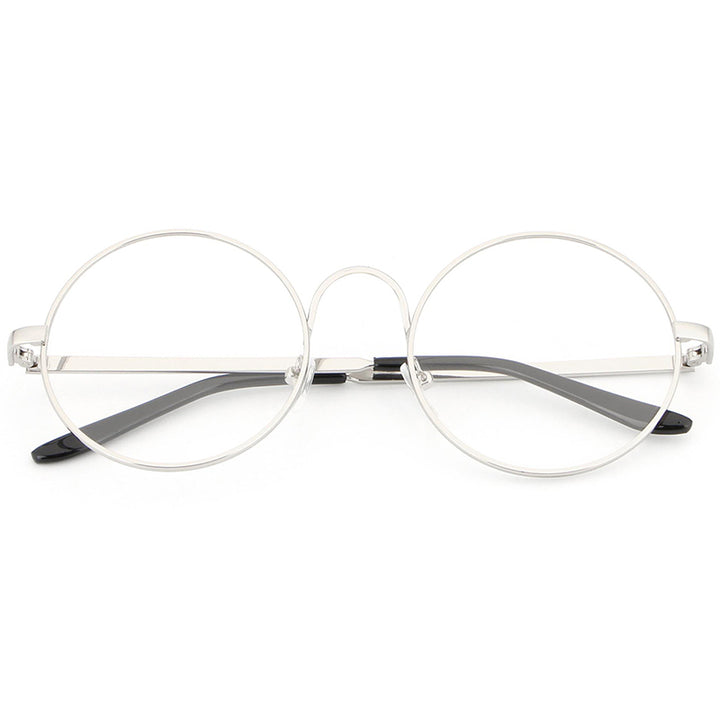 Hdcrafter Women's Full Rim Round Alloy Frame Eyeglasses Lx3048 Full Rim Hdcrafter Eyeglasses
