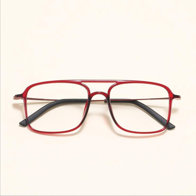 Hotochki Unisex Full Rim Ultem Resin Frame Eyeglasses 2235 Full Rim Hotochki wine