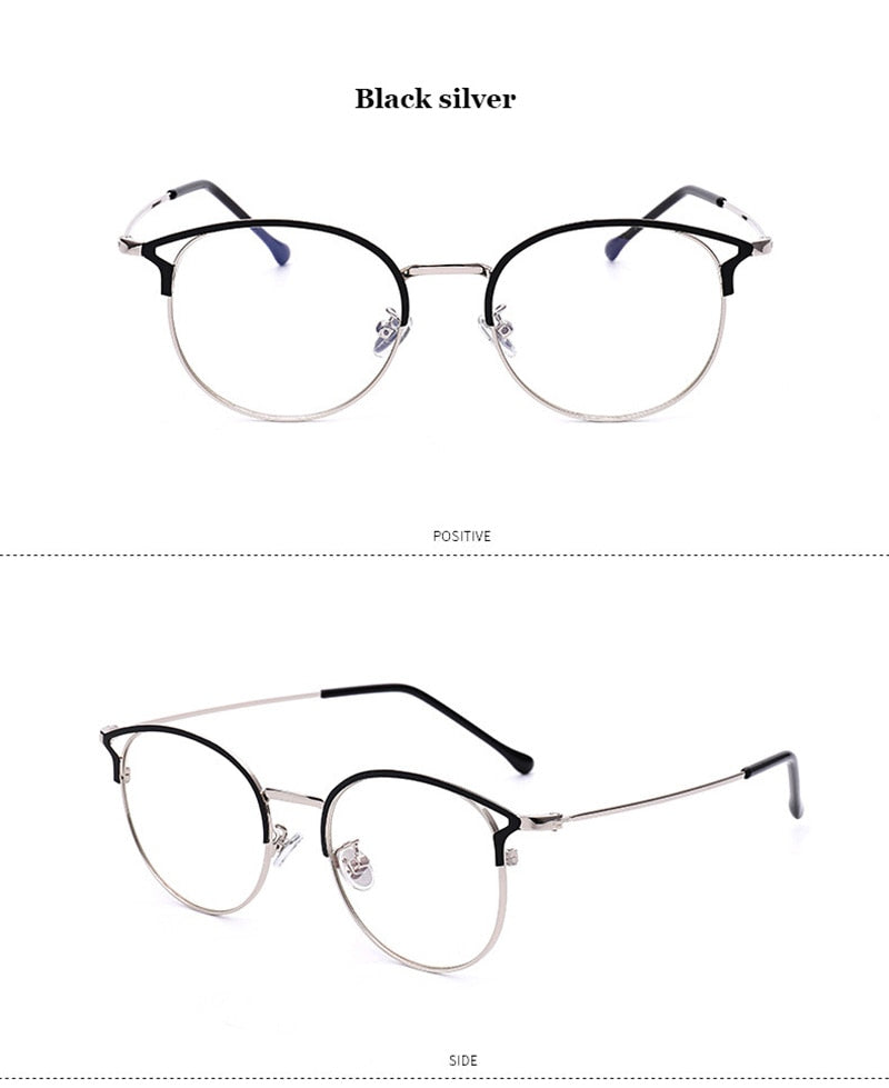 Hotochki Full Rim Cat Eye Alloy Frame Eyeglasses 9029 Full Rim Hotochki