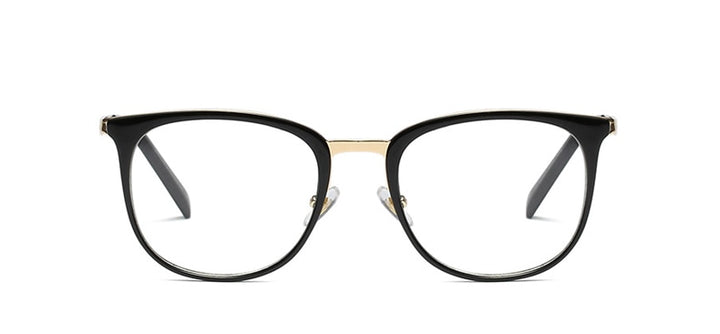 Ralferty Women's Full Rim Square Acetate Alloy Eyeglasses F92128 Full Rim Ralferty