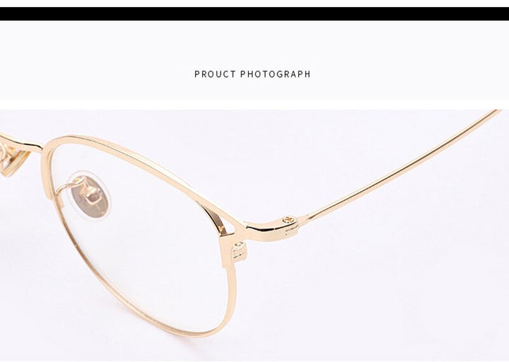 Hotochki Full Rim Cat Eye Alloy Frame Eyeglasses 9029 Full Rim Hotochki