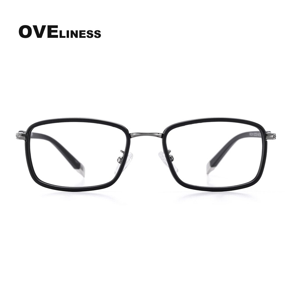 Oveliness Unisex Full Rim Square Alloy Eyeglasses 0037 Full Rim Oveliness