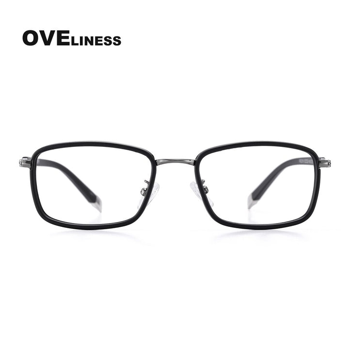 Oveliness Unisex Full Rim Square Alloy Eyeglasses 0037 Full Rim Oveliness