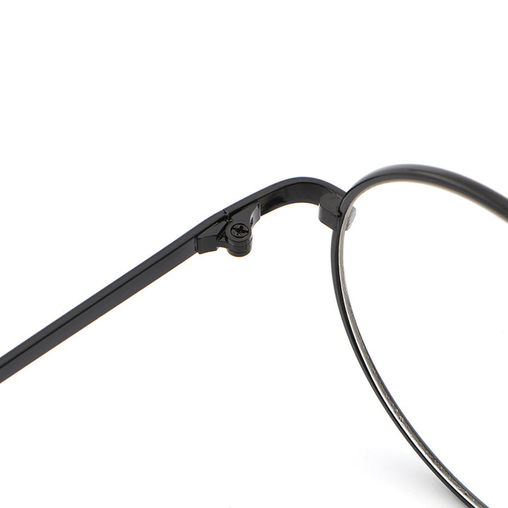 Hdcrafter Women's Full Rim Round Alloy Frame Eyeglasses Lx3048 Full Rim Hdcrafter Eyeglasses