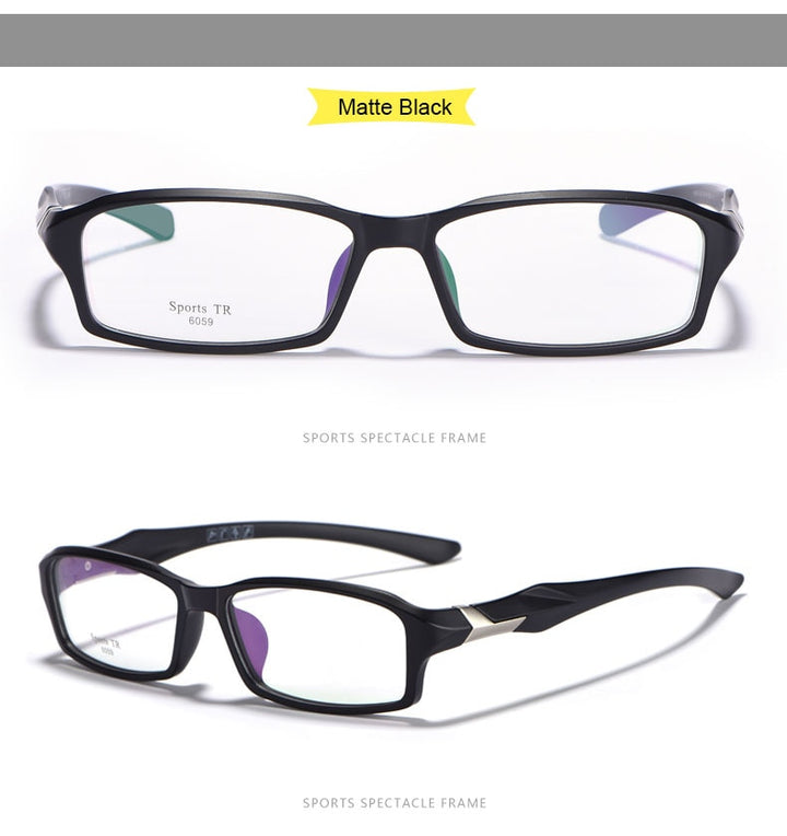Reven Jate Unisex Full Rim Square Acetate Eyeglasses R6059 Full Rim Reven Jate