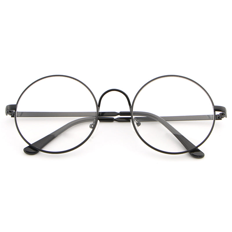 Hdcrafter Women's Full Rim Round Alloy Frame Eyeglasses Lx3048 Full Rim Hdcrafter Eyeglasses