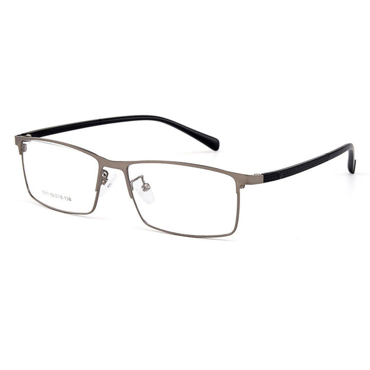 Gmei Men's Eyeglasses Semi Rim Titanium Alloy Square Y7011 Semi Rim Gmei Optical C3