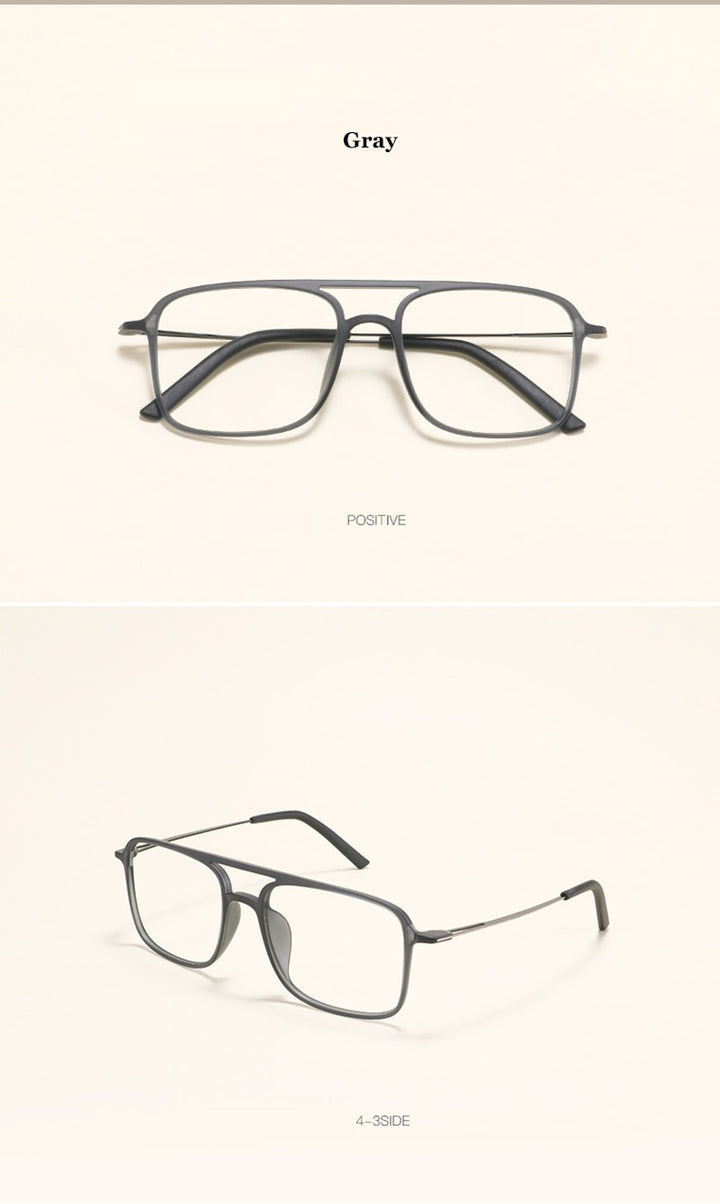 Hotochki Unisex Full Rim Ultem Resin Frame Eyeglasses 2235 Full Rim Hotochki