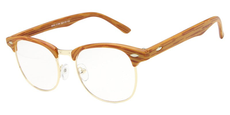 Hdcrafter Unisex Full Rim Round Acetate Frame Eyeglasses L8056 Full Rim Hdcrafter Eyeglasses