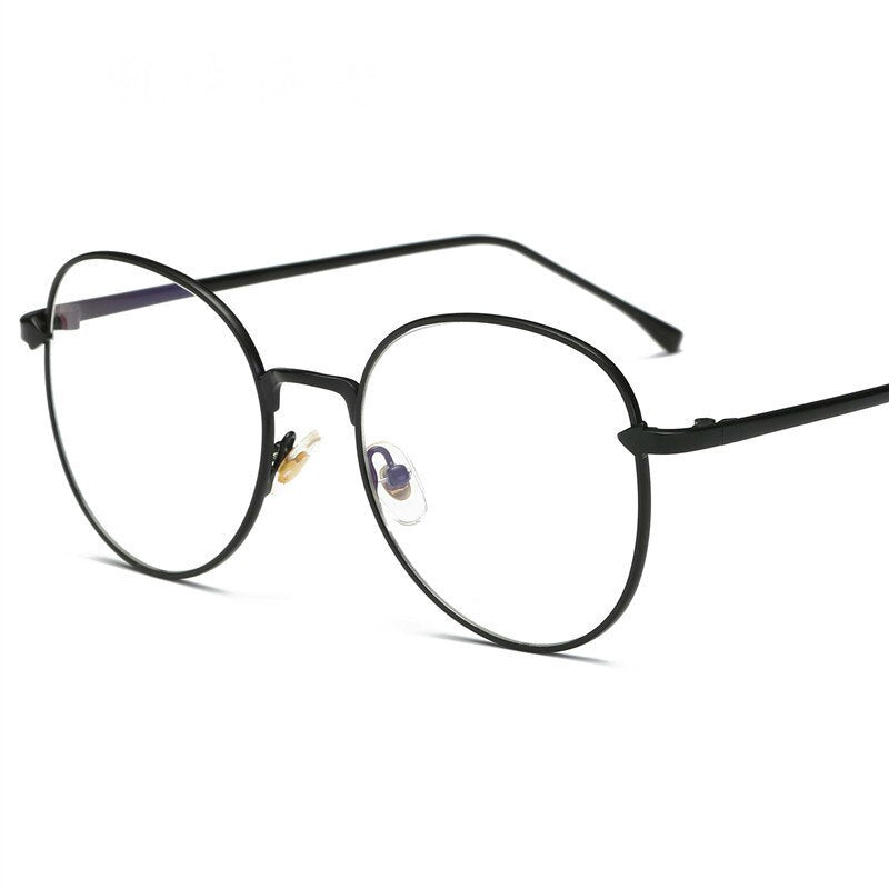 Brightzone Unisex Full Rim Round Aluminum Eyeglasses 26g Full Rim Brightzone