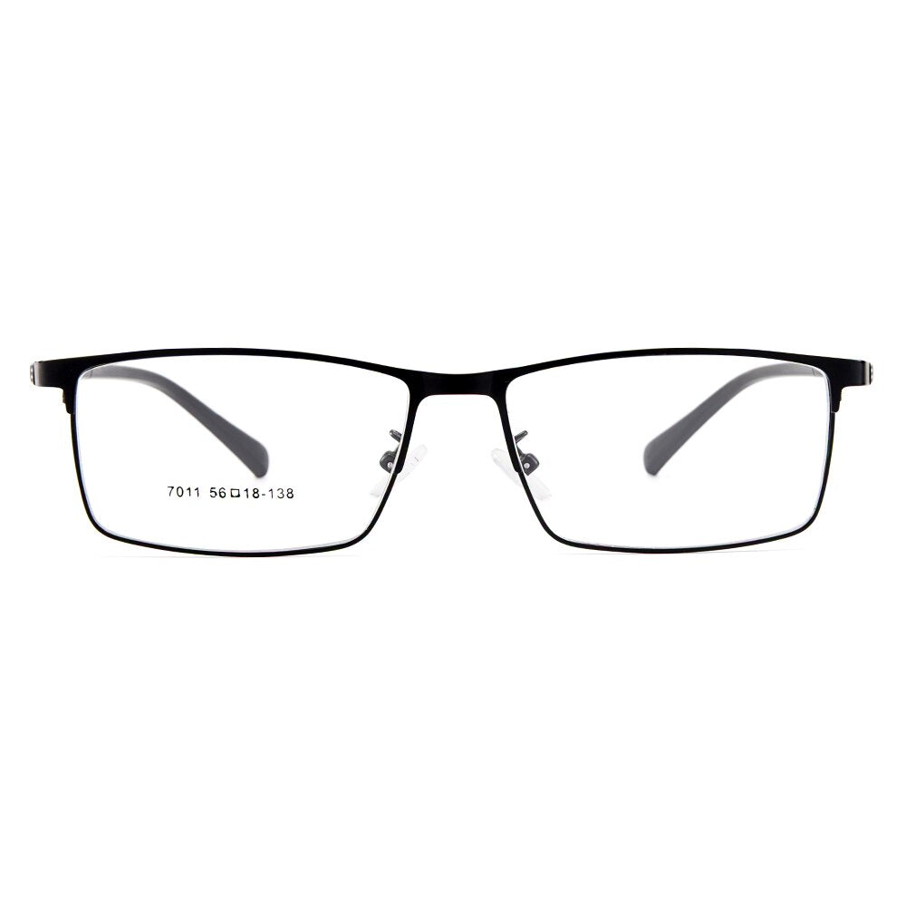 Gmei Men's Eyeglasses Semi Rim Titanium Alloy Square Y7011 Semi Rim Gmei Optical