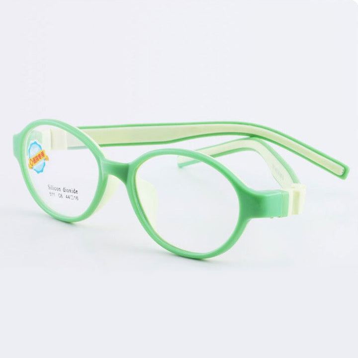 Reven Jate 511 Child Glasses Frame For Kids Eyeglasses Frame Flexible Frame Reven Jate green  