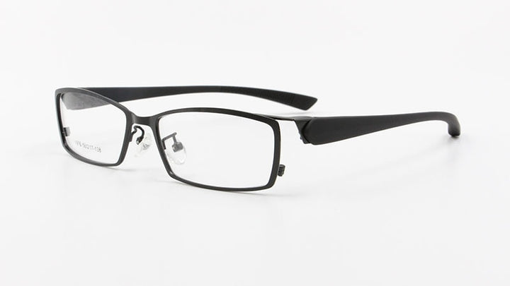 Bclear Men's Full Rim Alloy Frame Eyeglasses TR-90 Temples S1976 Full Rim Bclear