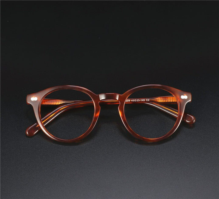 Hotony Women's Full Rim Acetate Frame Eyeglasses Sd1229 Full Rim Hotony