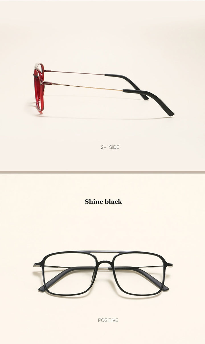 Hotochki Unisex Full Rim Ultem Resin Frame Eyeglasses 2235 Full Rim Hotochki