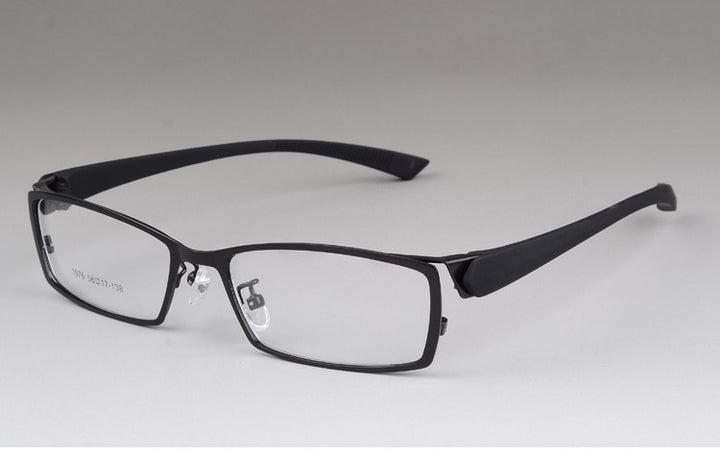 Bclear Men's Alloy Frame Full Rim Square Eyeglasses S1976 Full Rim Bclear