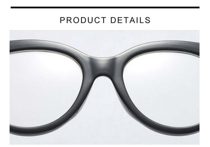 Hotony Women's Full Rim Cat Eye Acetate Frame Eyeglasses 92161 Full Rim Hotony