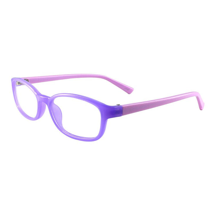Gmei Women's Eyeglasses Purple Acetate Oval Full Rim Small Face T8115 Full Rim Gmei Optical Default Title