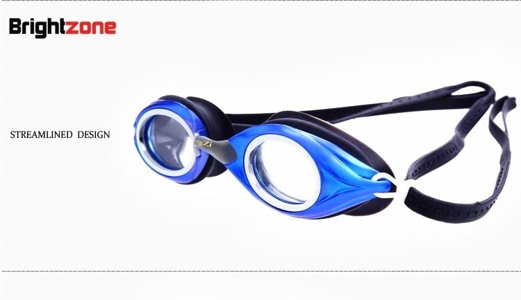 Brightzone Unisex Polycarbonate Swimming Goggles Myopia Hyperopia Ps001 Full Rim Brightzone Blue