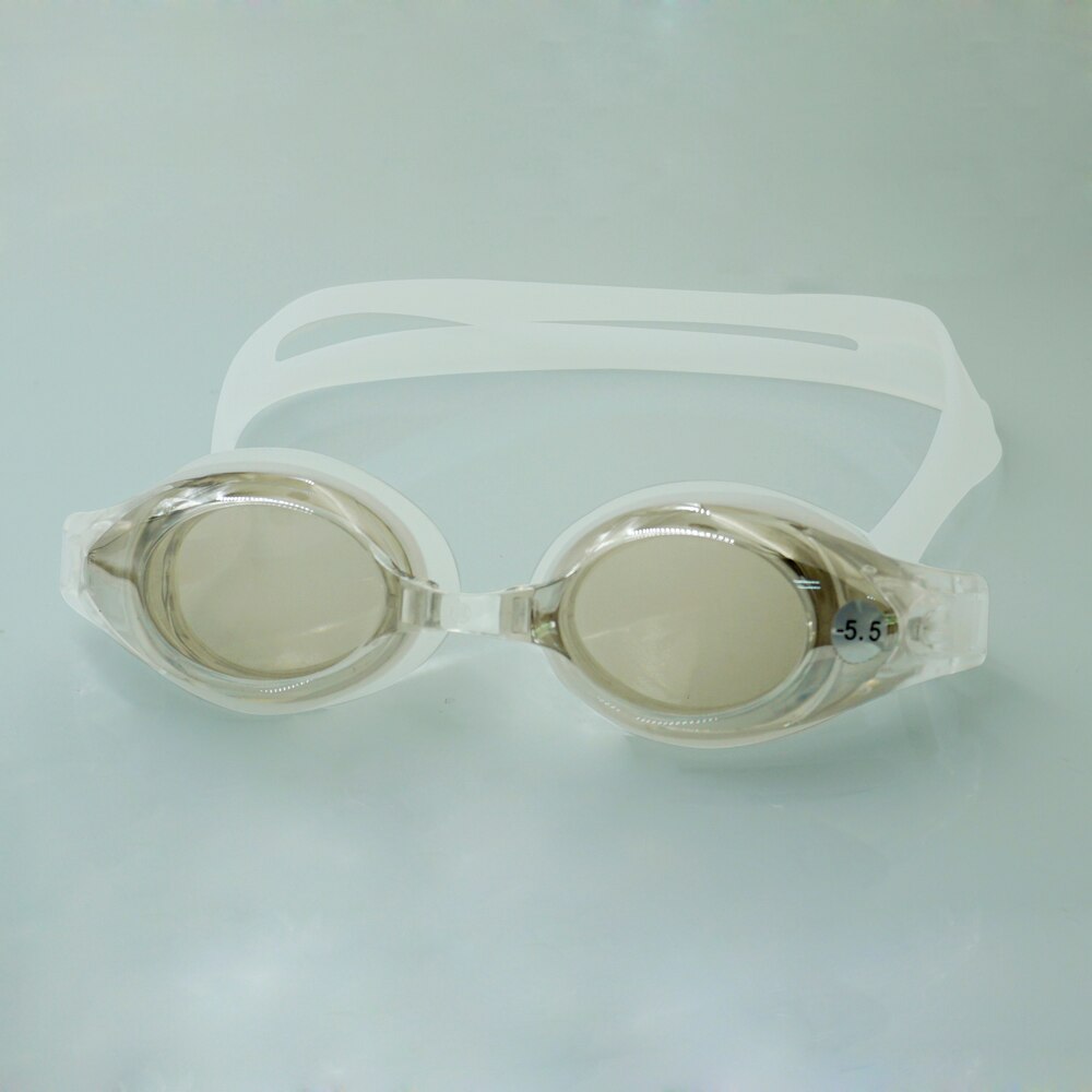 Enzodate Unisex Full Rim Polycarbonate Myopic Swim Goggles 9300fc Goggles Enzodate