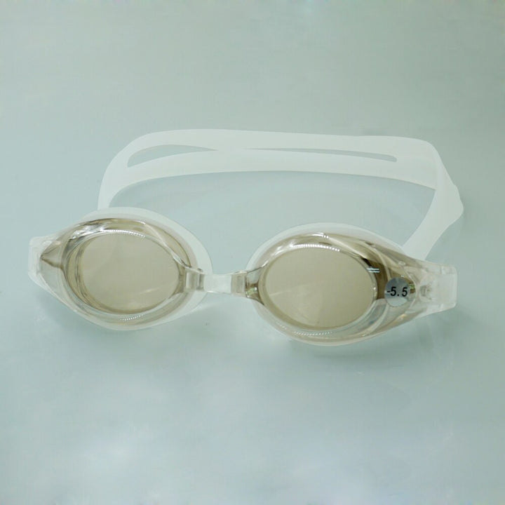 Enzodate Unisex Full Rim Polycarbonate Myopic Swim Goggles 9300fc Goggles Enzodate