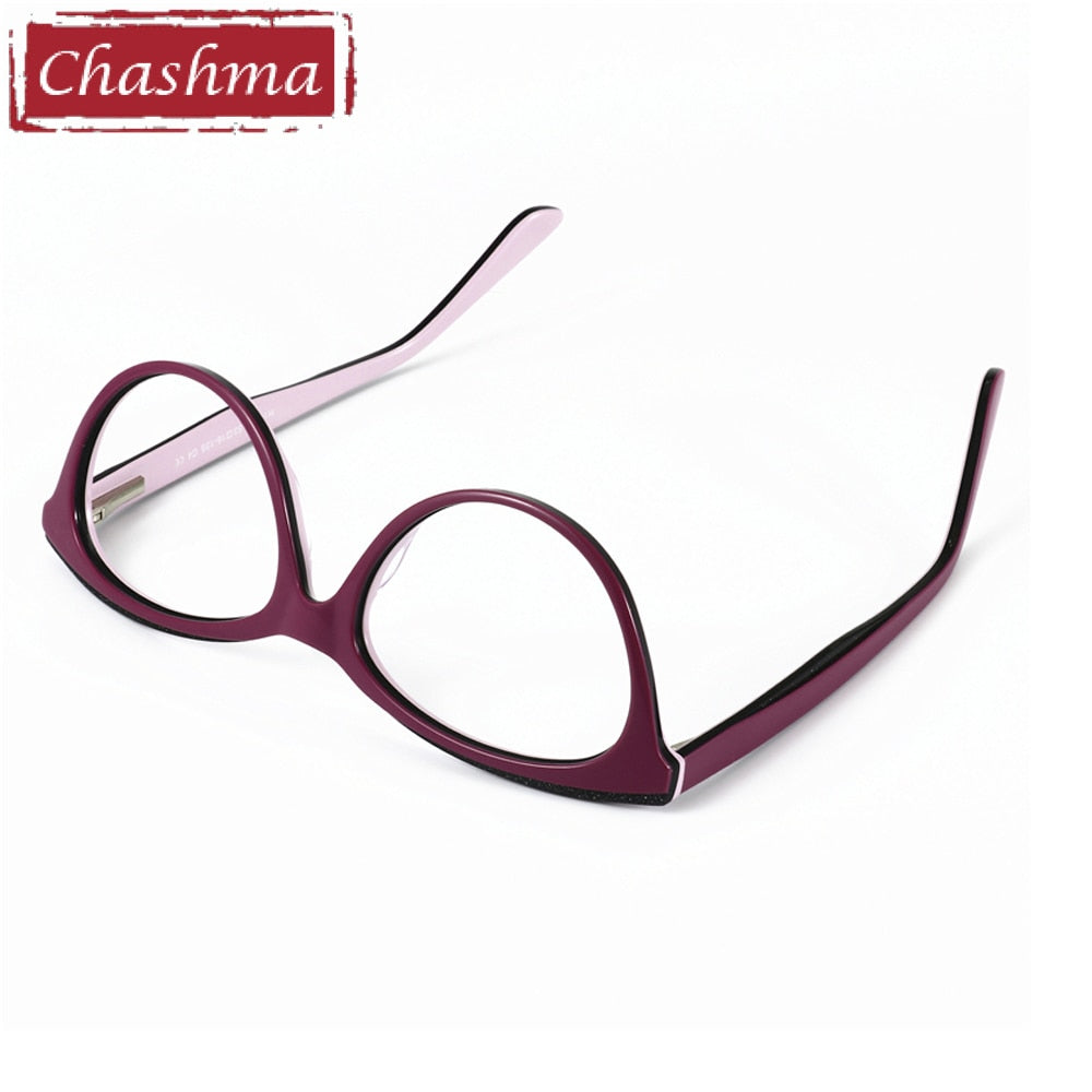 Chashma Women's Full Rim Cat Eye Acetate Eyeglasses 10059 Full Rim Chashma