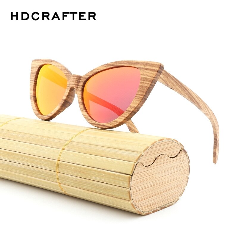 Wooden cat hot sale eye sunglasses