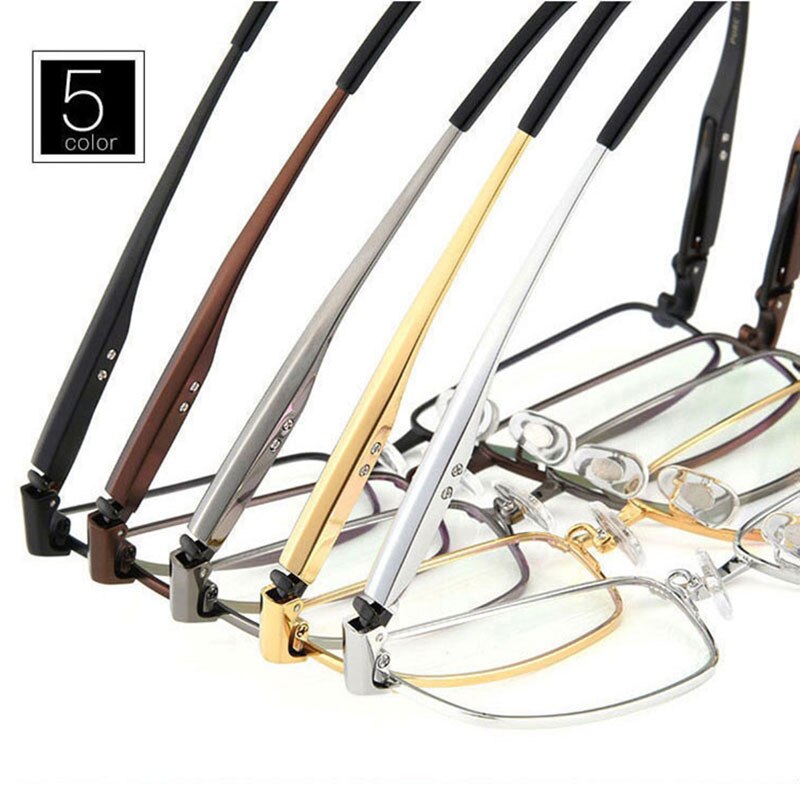 Hotochki Men's Full/Semi Rim Titanium Frame Progressive Reading Glasses 81133 Reading Glasses Hotochki