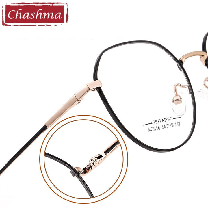Chashma Ottica Unisex Full Rim Round Stainless Steel Eyeglasses Ac016 Full Rim Chashma Ottica