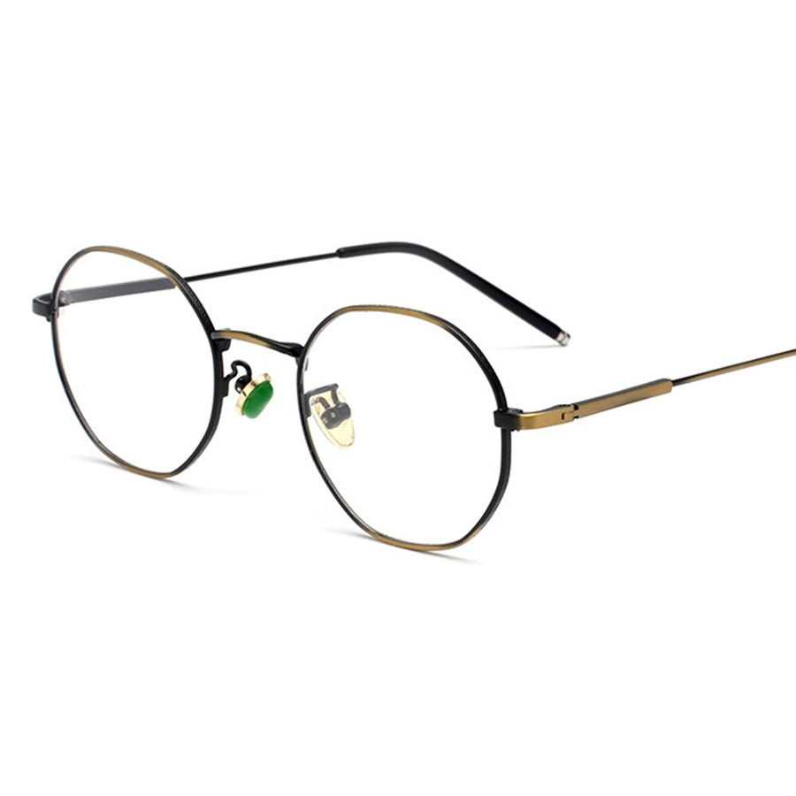 Oveliness Unisex Full Rim Round Alloy Eyeglasses 6170 Full Rim Oveliness   