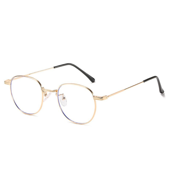 Hdcrafter Unisex Full Rim Round Titanium Frame Eyeglasses 6288 Full Rim Hdcrafter Eyeglasses