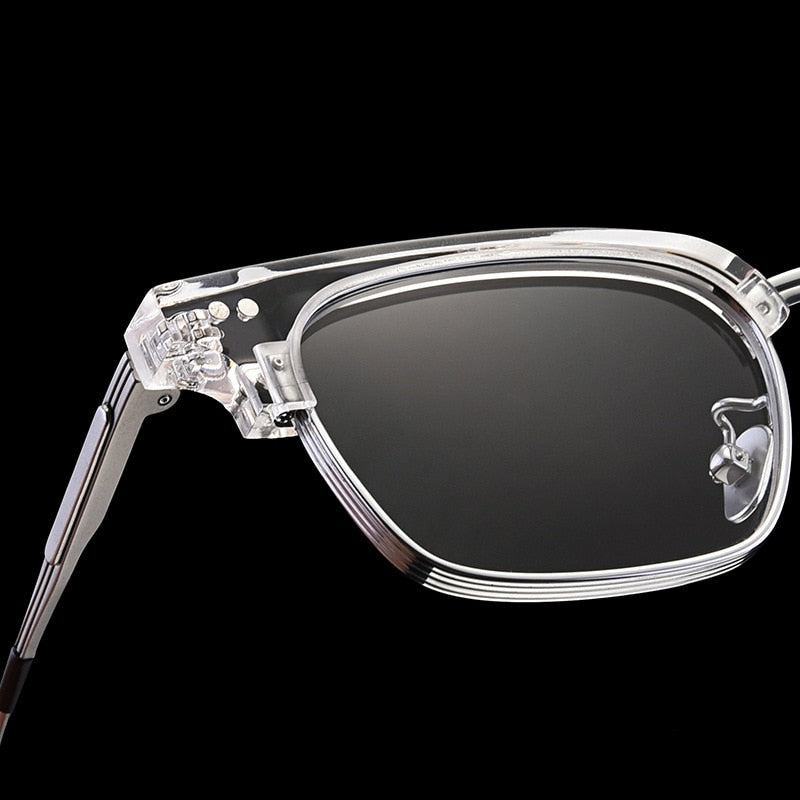 Gatenac Unisex Full Rim Square Acetate Frame Eyeglasses Gxyj184 Full Rim Gatenac