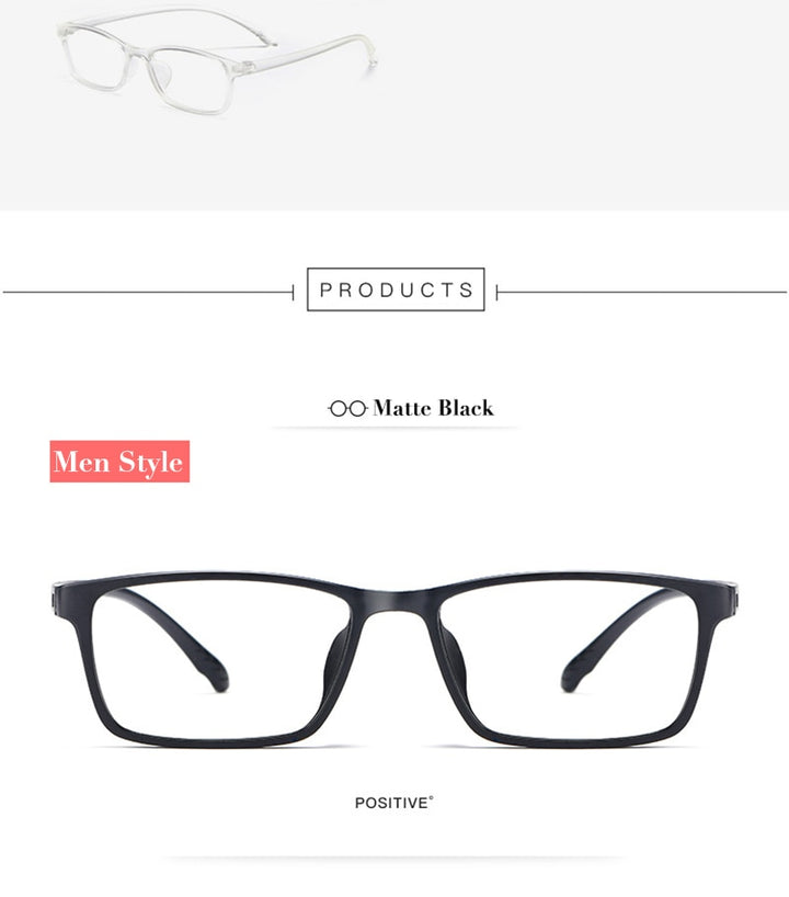Hotochki Unisex Full Rim TR-90 Resin Frame Eyeglasses X1x2 Full Rim Hotochki