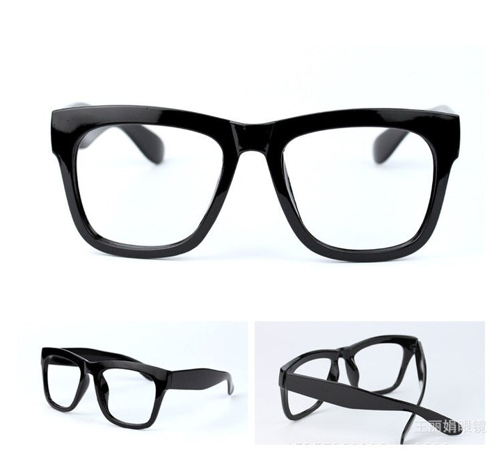 Unisex Reading Glasses 0 To + 600 Eyewear Frame Reading Glasses Cubojue 0 shiny black 