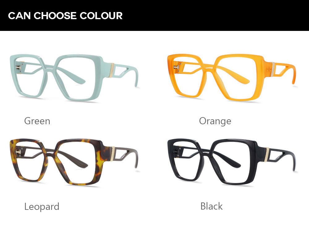 CCspace Unisex Full Rim Square Resin Frame Eyeglasses 54036 Full Rim CCspace