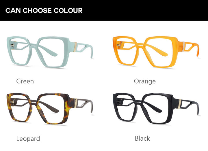 CCspace Unisex Full Rim Square Resin Frame Eyeglasses 54036 Full Rim CCspace