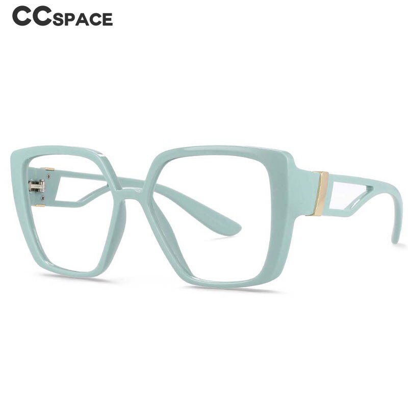 CCspace Unisex Full Rim Square Resin Frame Eyeglasses 54036 Full Rim CCspace
