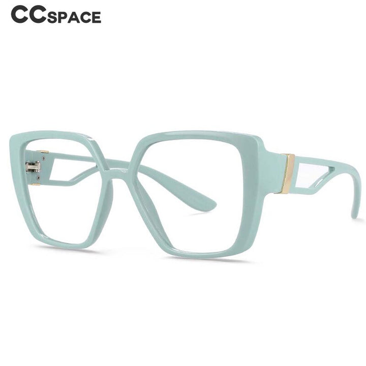 CCspace Unisex Full Rim Square Resin Frame Eyeglasses 54036 Full Rim CCspace