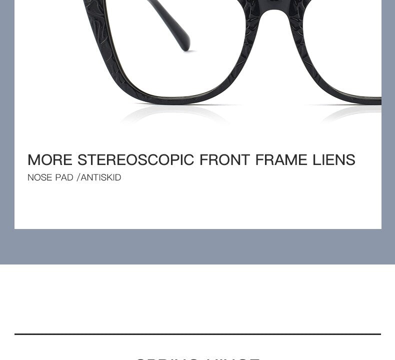 Hotochki Women's Full Rim Cat Eye TR-90 Resin Acetate Frame Eyeglasses Z508 Full Rim Hotochki