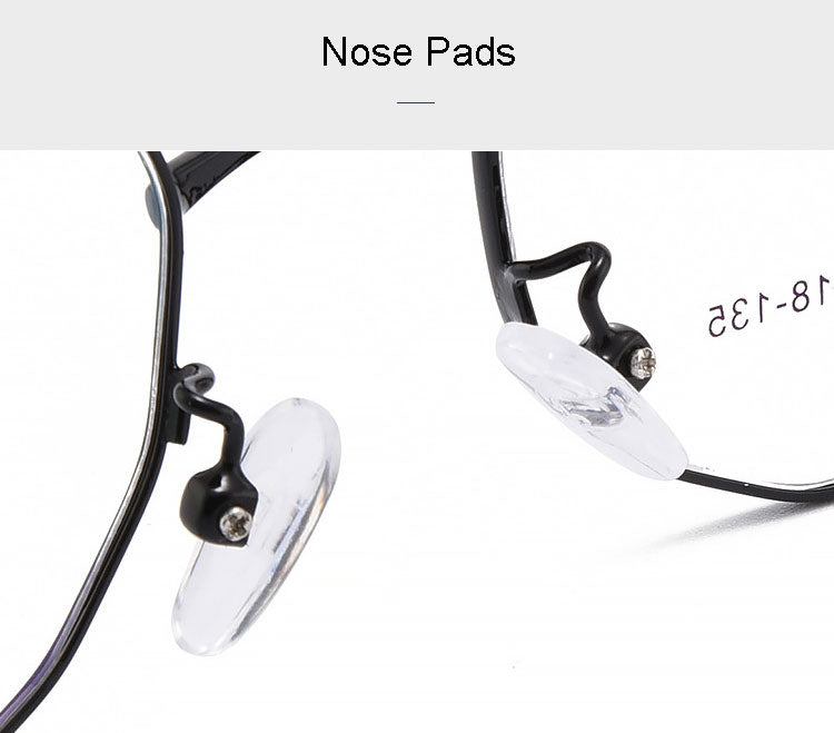 Hotony Unisex Full Rim Polygon Round Alloy Frame Spring Hinge Eyeglasses D838 Full Rim Hotony