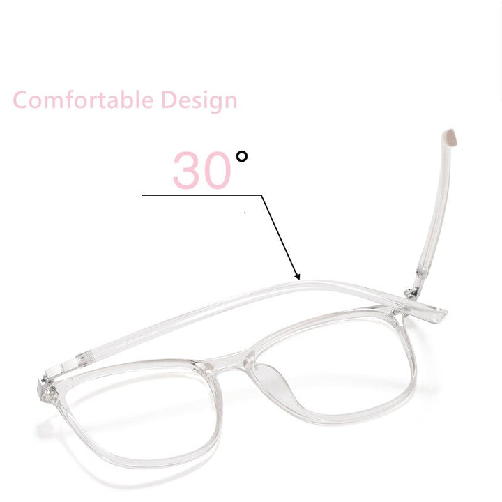 Yimaruili Unisex Full Rim TR 90 Resin Round Frame Eyeglasses 6621 Full Rim Yimaruili Eyeglasses