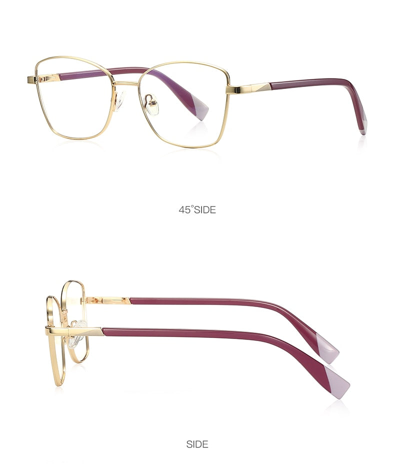 Hotochki Unisex Full Rim Square Alloy Frame Eyeglasses 3010 Full Rim Hotochki