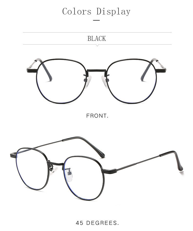 Hdcrafter Unisex Full Rim Round Titanium Frame Eyeglasses 6288 Full Rim Hdcrafter Eyeglasses