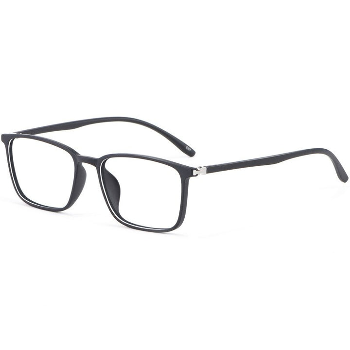 Yimaruili Unisex Full Rim TR 90 Resin Frame Eyeglasses 6633 Full Rim Yimaruili Eyeglasses Brihgt Black